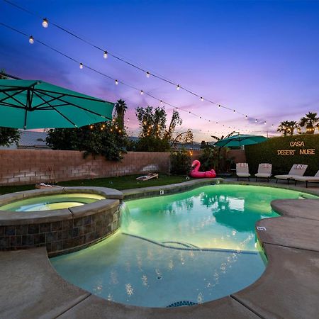Casa Desert Muse With Heated Pool Spa Firepit Mini Golf And Games อินดิโอ ภายนอก รูปภาพ