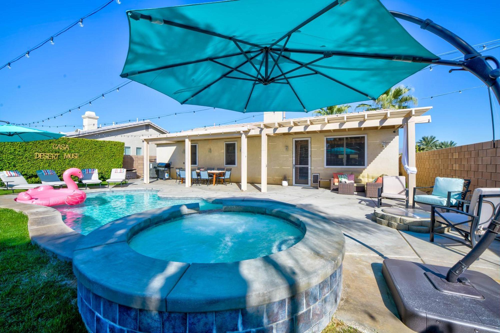 Casa Desert Muse With Heated Pool Spa Firepit Mini Golf And Games อินดิโอ ภายนอก รูปภาพ