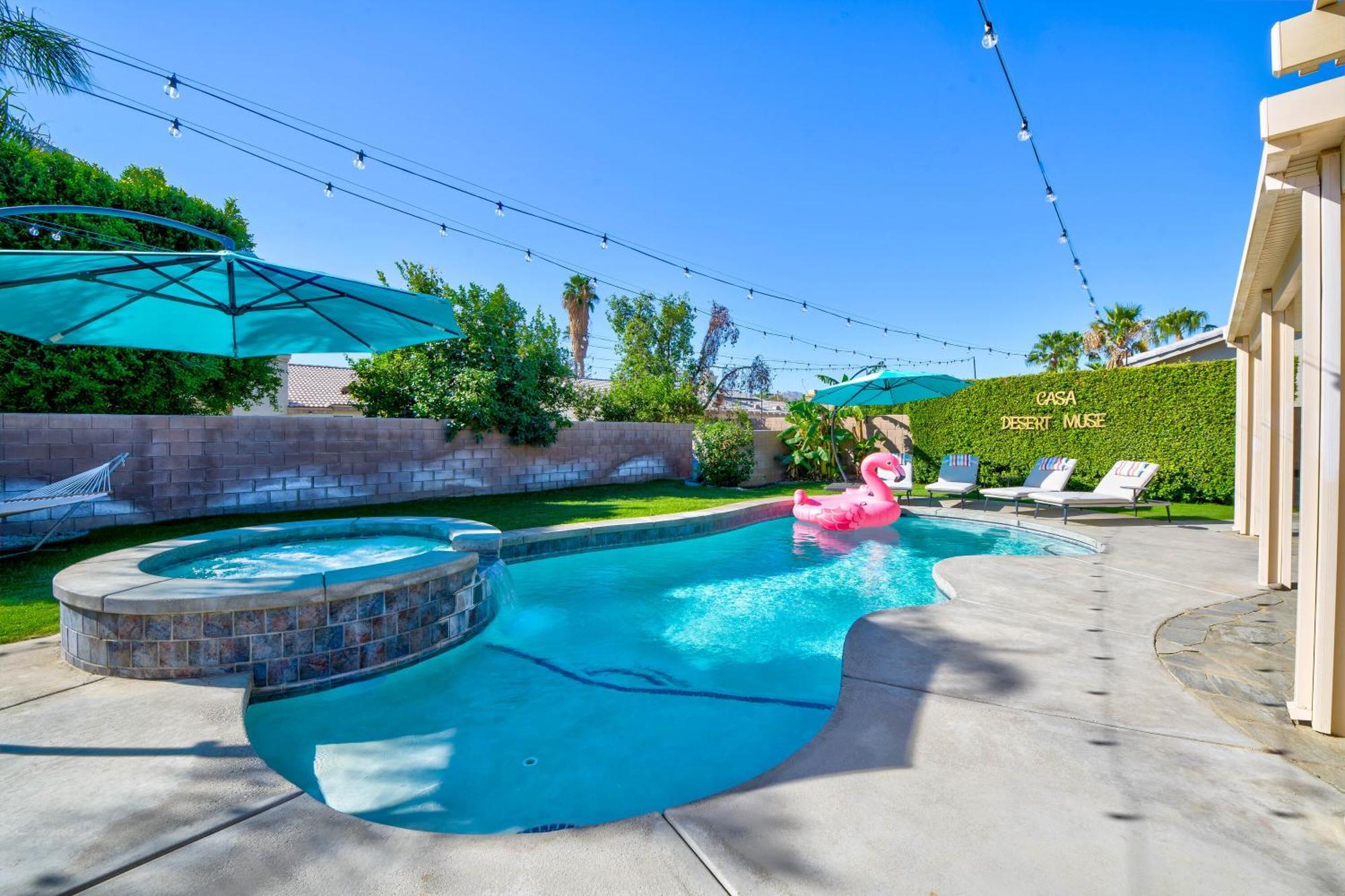 Casa Desert Muse With Heated Pool Spa Firepit Mini Golf And Games อินดิโอ ภายนอก รูปภาพ