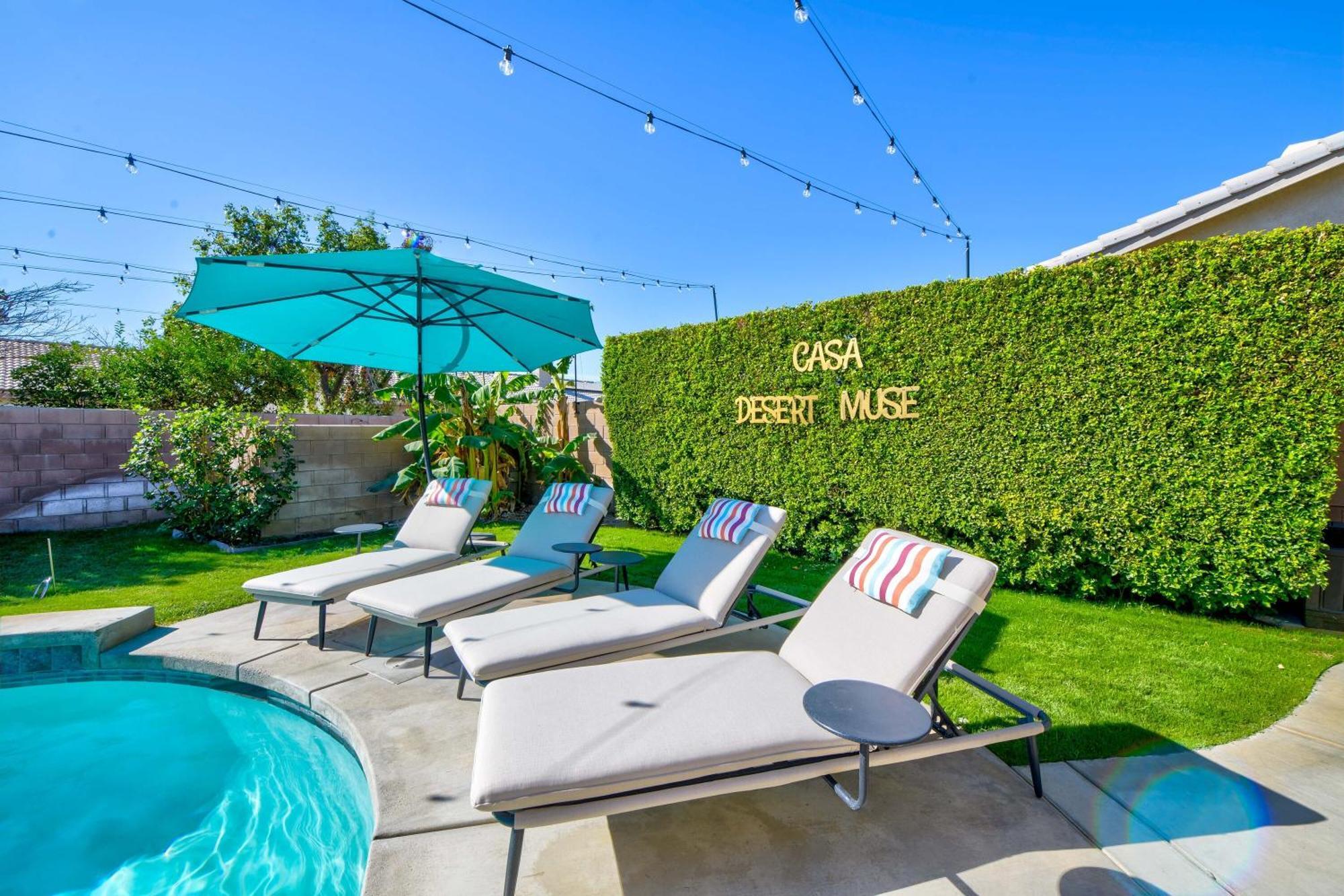 Casa Desert Muse With Heated Pool Spa Firepit Mini Golf And Games อินดิโอ ภายนอก รูปภาพ
